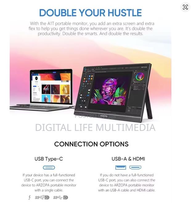 Gaming Touch Portable Monitor A1t Arzopa