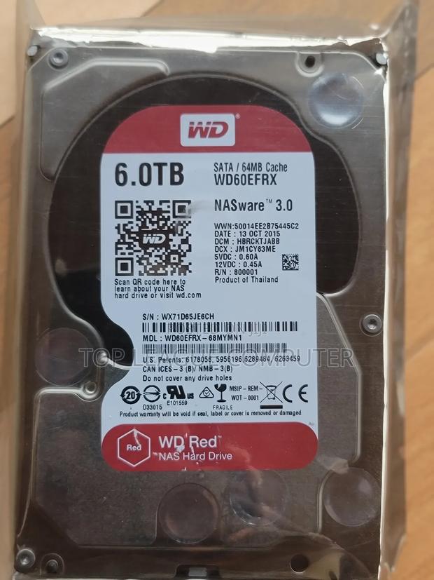 Brand New 6tb Wd Nas Hard Drive