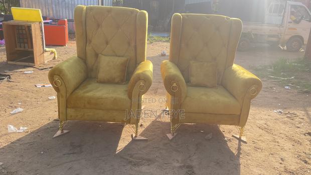 Yellow Fabric King Sofa(Free Delivery) photo 2