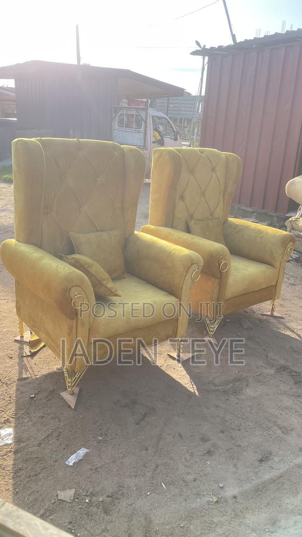 Yellow Fabric King Sofa(Free Delivery) photo 3