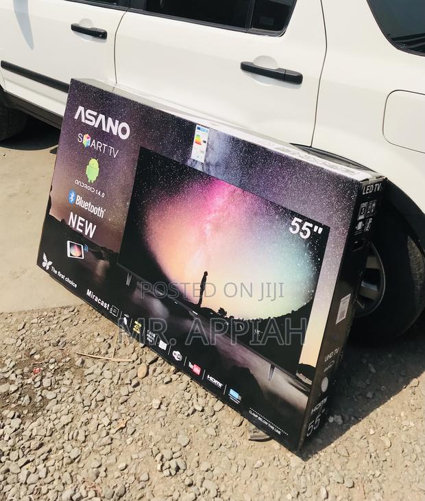 Newly Made Asano 55” Uhd Smart Television(Black) · Photo 4