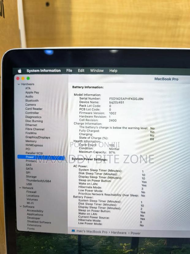 Laptop Apple MacBook Pro 2022 M2 8GB Apple M2 SSD 500GB photo 5
