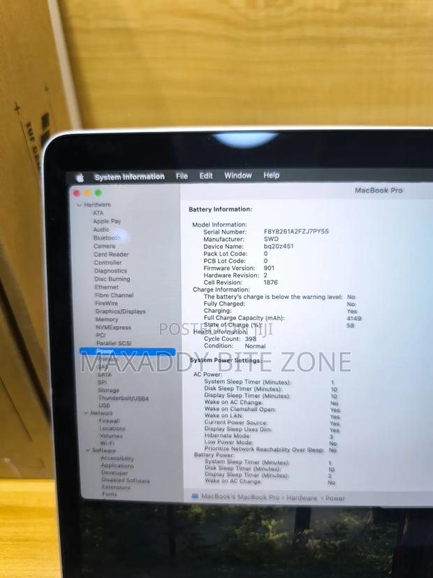 Laptop Apple MacBook Pro 2018 16GB Intel Core I7 SSD 256GB photo 5