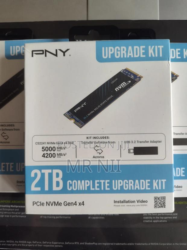 Pny 2tb M.2 Nvme SSD Pcie Gen 4 X4