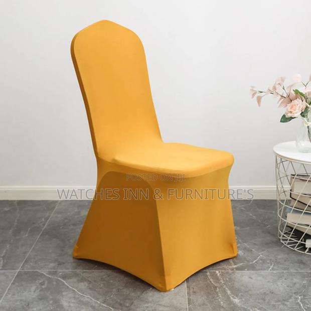 Spandex Church/ Event Chair Cover ( Gold Colour ) · Photo 2