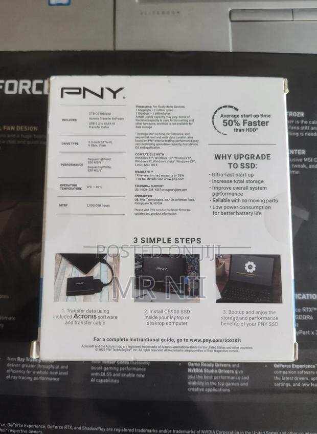 2tb Pny Sata SSD for Desktop and Laptop photo 2