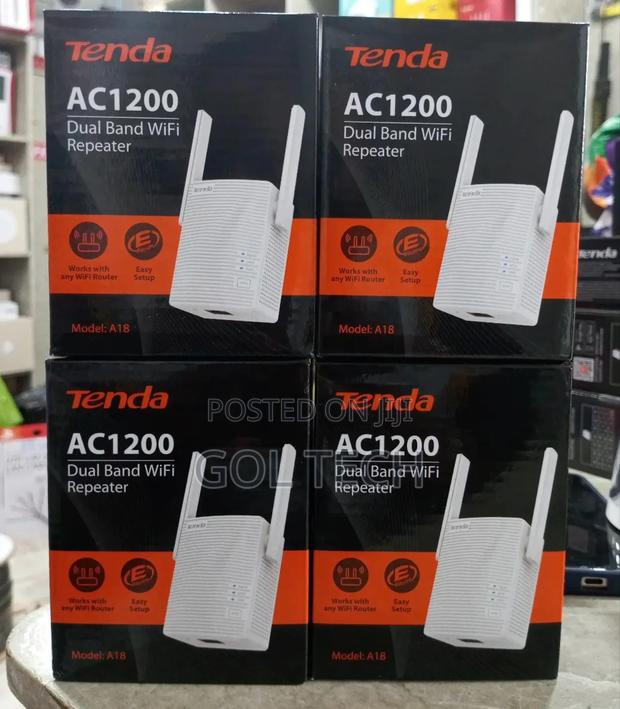 Tenda Wireless Range Extender Ac1200 Dual Band A18 · Photo 3