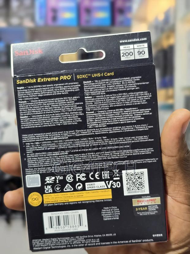 Sandisk Extreme Pro 512gb 200mbps SDXC Uhs-I Sd Card · Photo 4
