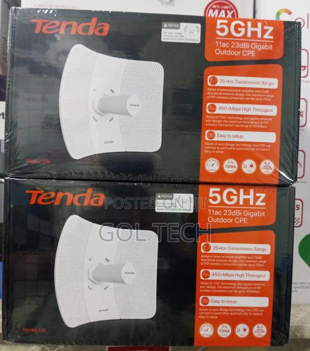 Tenda O9 5ghz 11ac 23dbi Gigabit Outdoor Cpe/Access Point · Photo 4