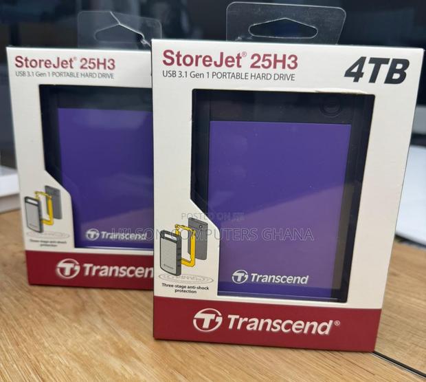 Transcend 4tb Storejet 25h3 Usb 3.1 Gen1 External Hard Drive