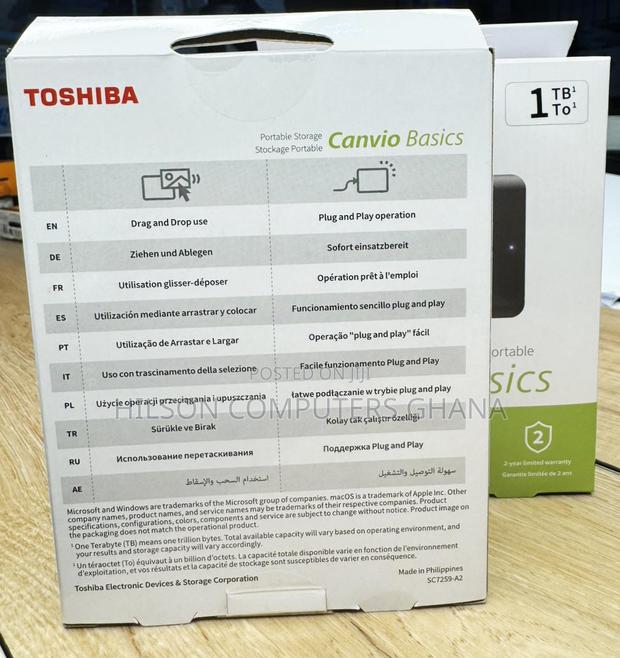 Toshiba Canvio Basics Portable Hard Drive 1tb photo 3