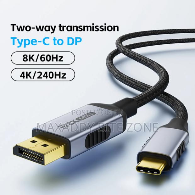 3m Type C To Displayport 2.1 Cable 8k@60hz 4k@144hz photo 2