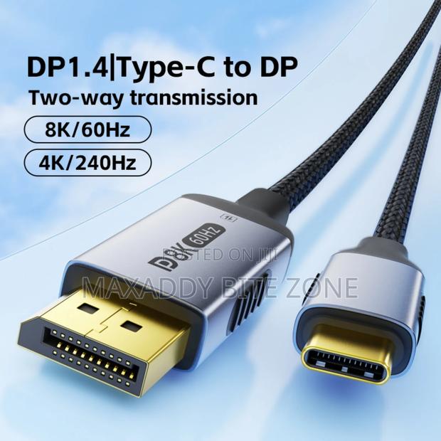 3m Type C To Displayport 2.1 Cable 8k@60hz 4k@144hz photo 3