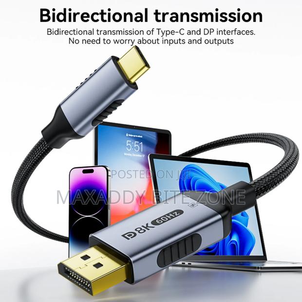3m Type C To Displayport 2.1 Cable 8k@60hz 4k@144hz photo 5