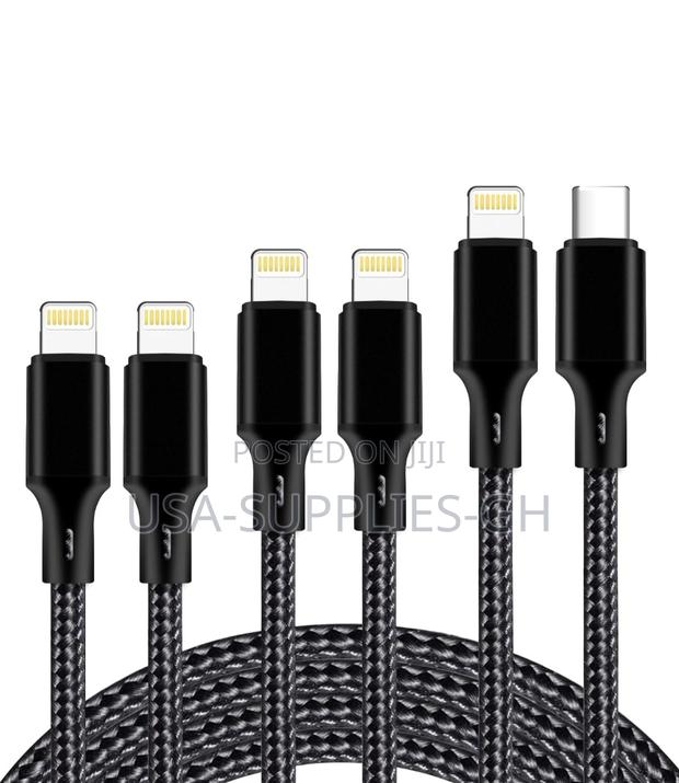 Apple Mfi Certified Usb-C to Lightning Braided Cables - Usa