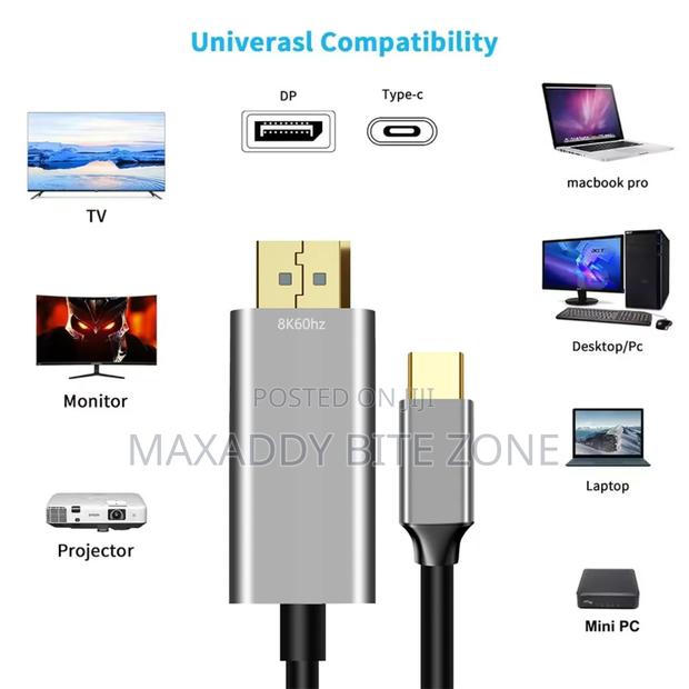 Hannord Usb-c To Displayport Cable 8k@60hz4k@144hz photo 2