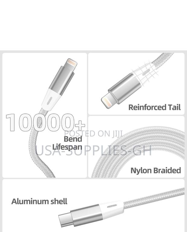Apple Mfi Certified Usb-C to Lightning Braided Cables - Usa photo 5