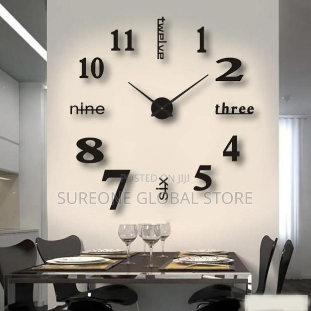 3d Soundless 90 to 120cm Clock Large-Sized · Photo 3