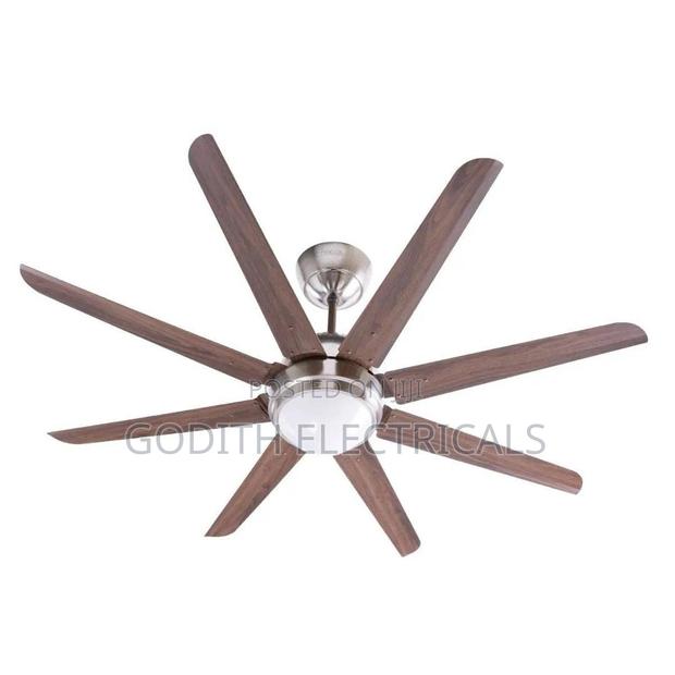 8 Blades Ceiling Fan With 3 Colors N Remote