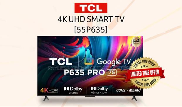 Tcl 55′′ Hdr Frameless Google Televisions · Photo 4