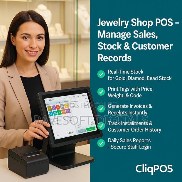 Jewelry Shop Pos – Manage Sales, Stock Customer Records · Photo 2