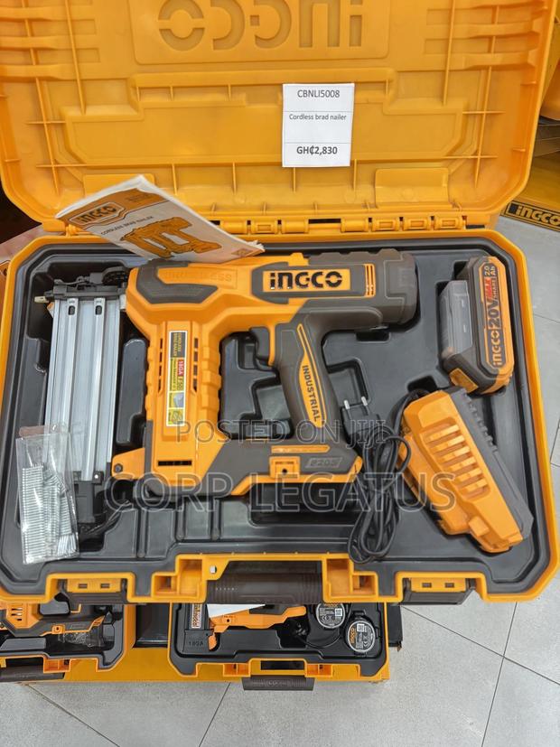 Ingco Cordless Brad Nailer