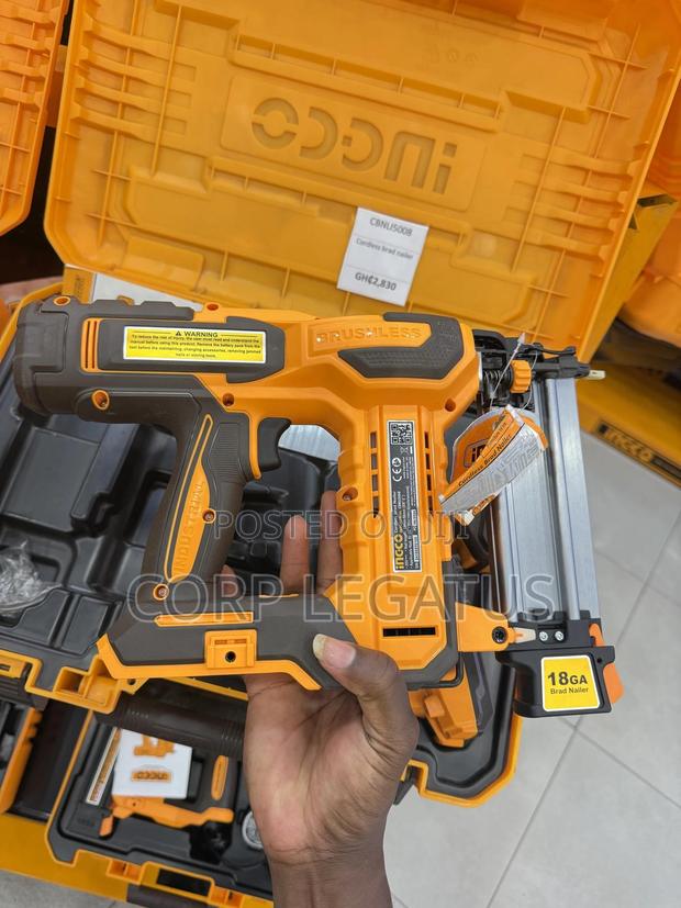 Ingco Cordless Brad Nailer photo 2