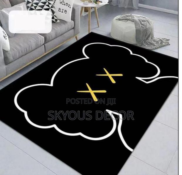 3d Carpet With Mickey Design With a Black and White Cross · Photo 2