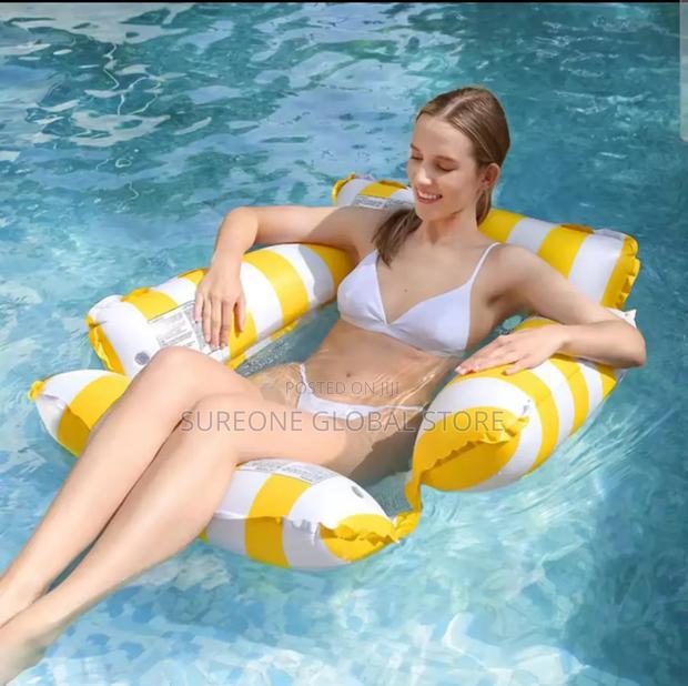 Inflatable Pool Mat Floating photo 2