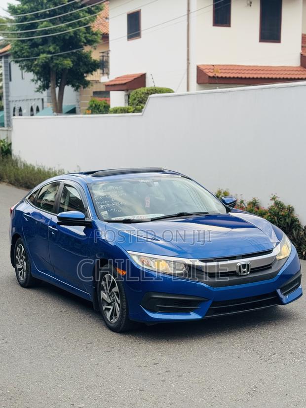 Honda Civic EX 4dr Sedan (1.5L 4cyl) 2016 Blue photo 2