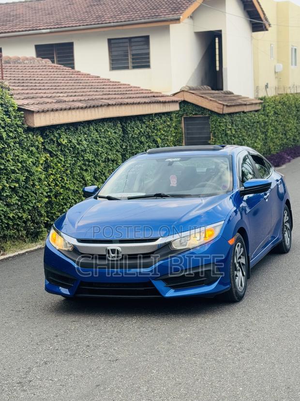 Honda Civic EX 4dr Sedan (1.5L 4cyl) 2016 Blue photo 3