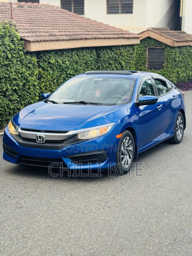 Honda Civic EX 4dr Sedan (1.5L 4cyl) 2016 Blue photo 6