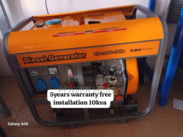 Hub Aurora Port 10kva 13000watts Ingco Diesel Generator · Photo 2