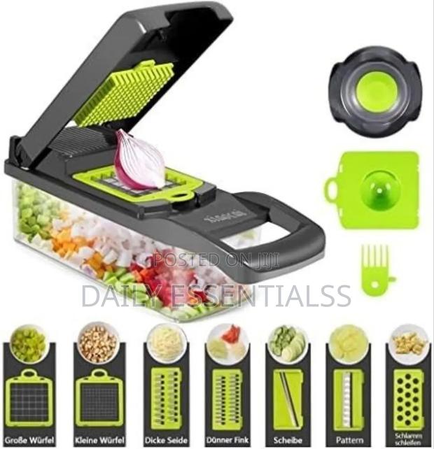 1.2l Vegetable Chopper – Large Capacity Manual Cutter · Photo 2