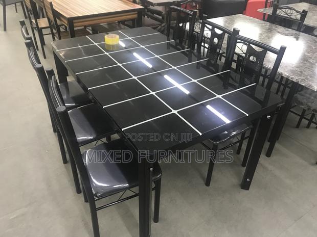 Dining Sets 6 Seater (Black Grid ) · Photo 3