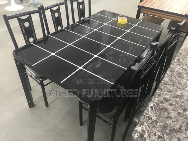 Dining Sets 6 Seater (Black Grid ) · Photo 2