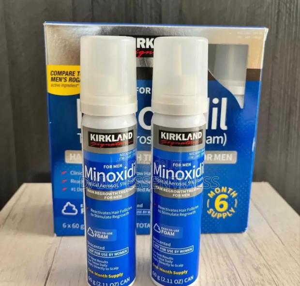 Kirkland Minoxidil 5% Foam for Men – Hair Regrowth Treatment · Photo 2