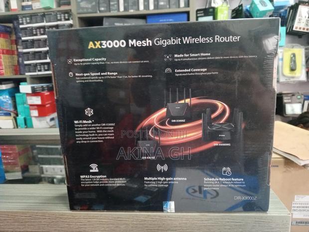 D-Link Ax3000 Mesh Gigabit Wireless Router Wi-Fi6 Dir-X3000z · Photo 4