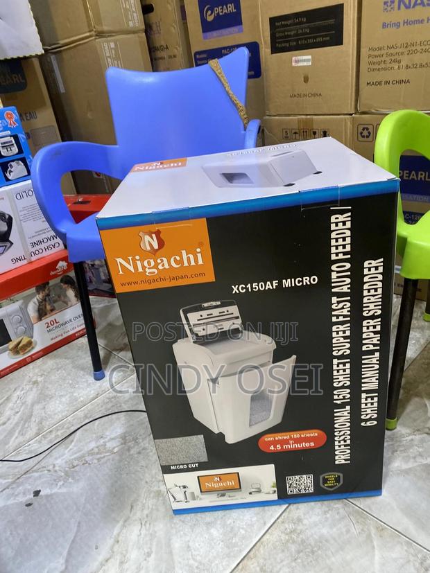 Distinctive Nigachi Xc150af Cc 150sheets Paper Shredder