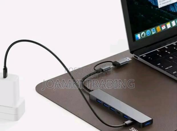 7 In 2 Usb C Hub 3.0 Splitter 4 Laptop, Phone, iPad. photo 2