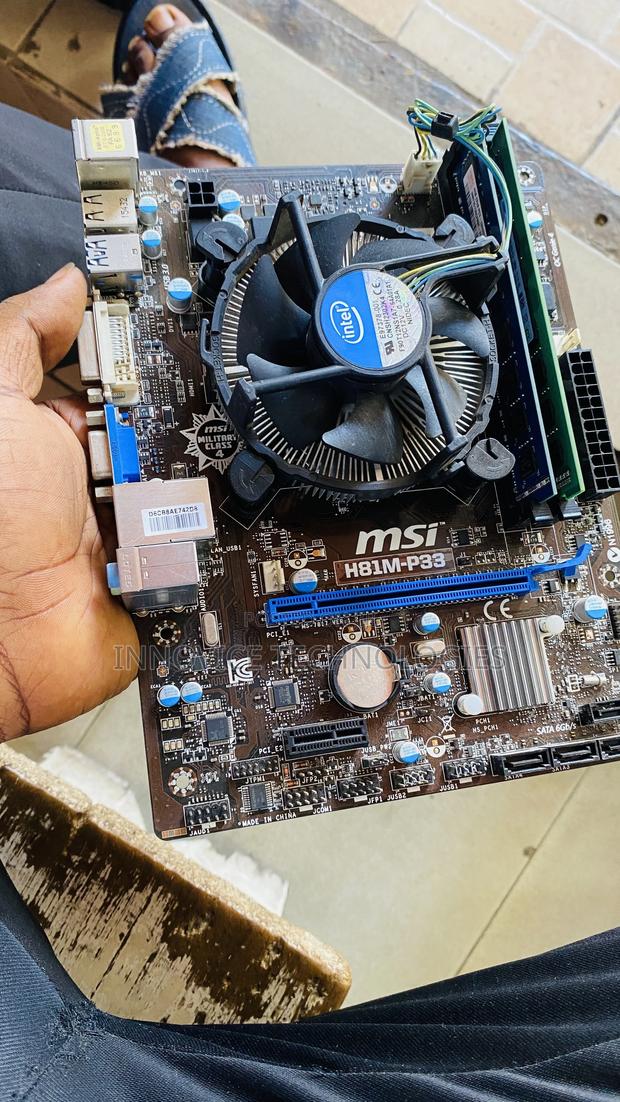 Desktop Computer MSI Hetis H81 8GB Intel Core I7 HDD 500GB