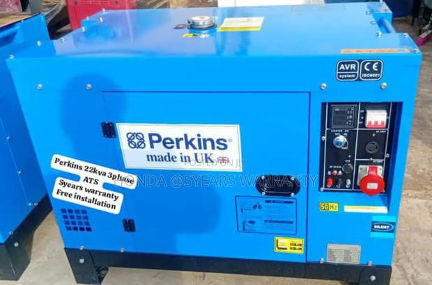 100% Original 22kva Perkins Generator 3phase Diesel 22kva · Photo 2
