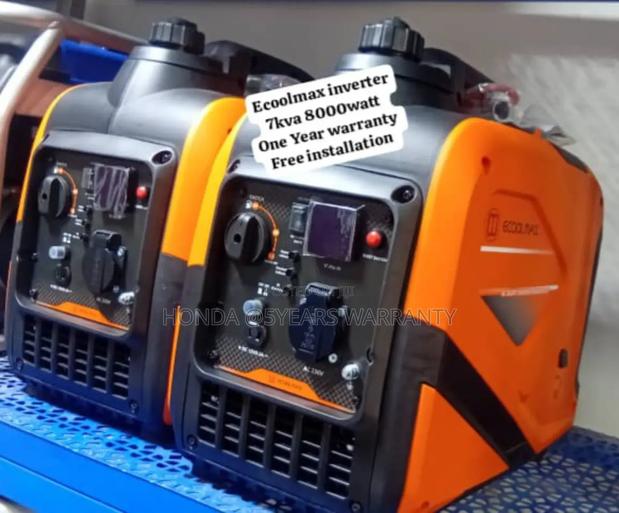 Save Fuel Ecoolmax Inverter Generator 7kva 8000watt Petrol · Photo 2