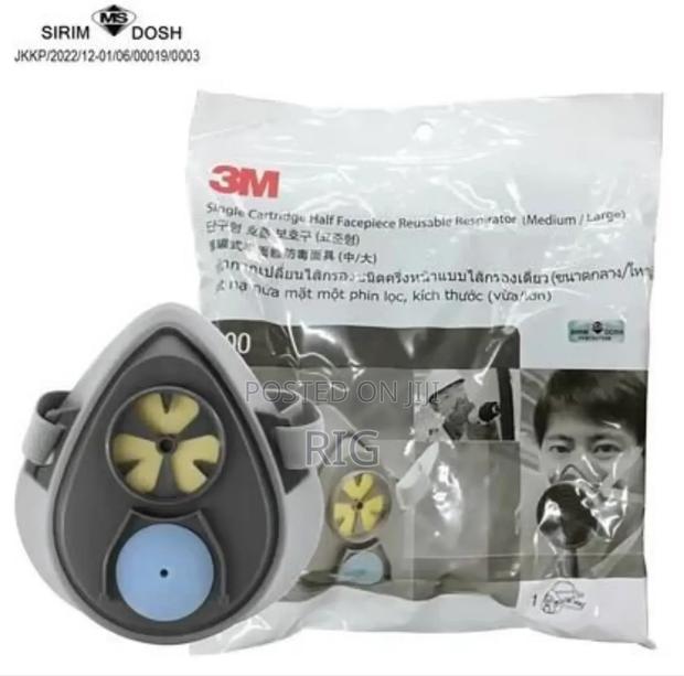 3m 3200 Single Cartridge Half Facepiece Respirator Plus Filter