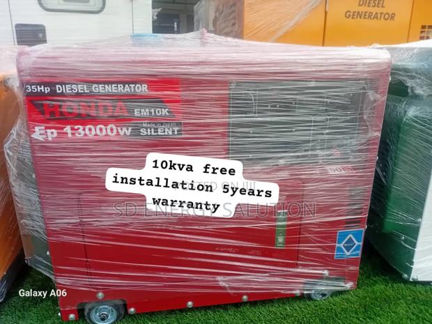 Un Plugged Yet Powered Honda 10kva Diesel Generator · Photo 2