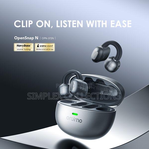 Oraimo Opensnap N Clip-on Open-Ear True Wireless Earbuds photo 2