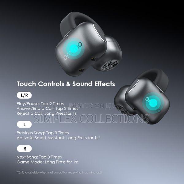 Oraimo Opensnap N Clip-on Open-Ear True Wireless Earbuds photo 5