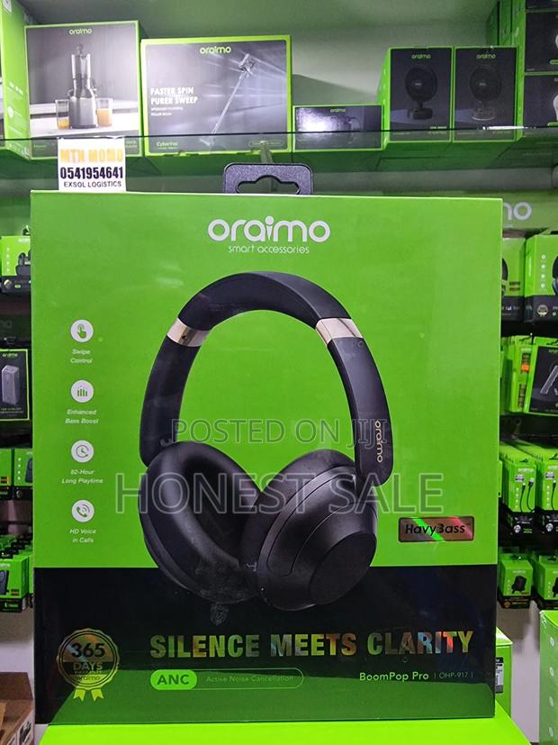 Oraimo Boompop Pro Anc Over-Ear Headphones · Photo 4