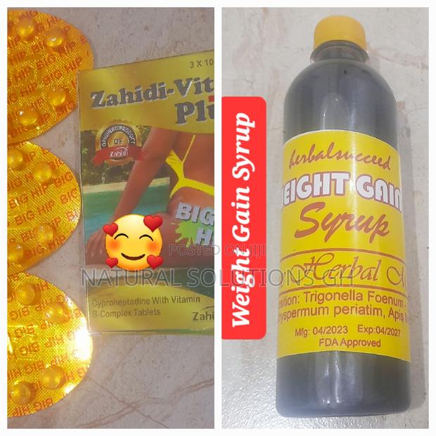 Big Butt Hips Weight Gain Syrup Combo Zahidi-Vita Tablets · Photo 4