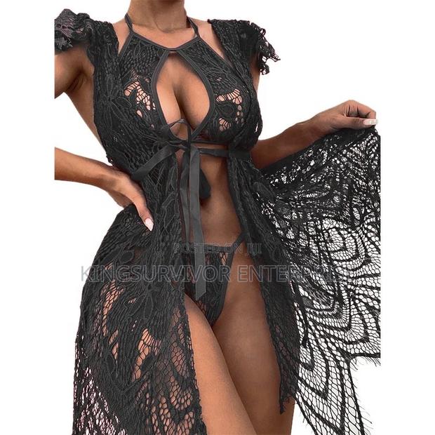 3 Pieces Classical Lace Rob photo 2